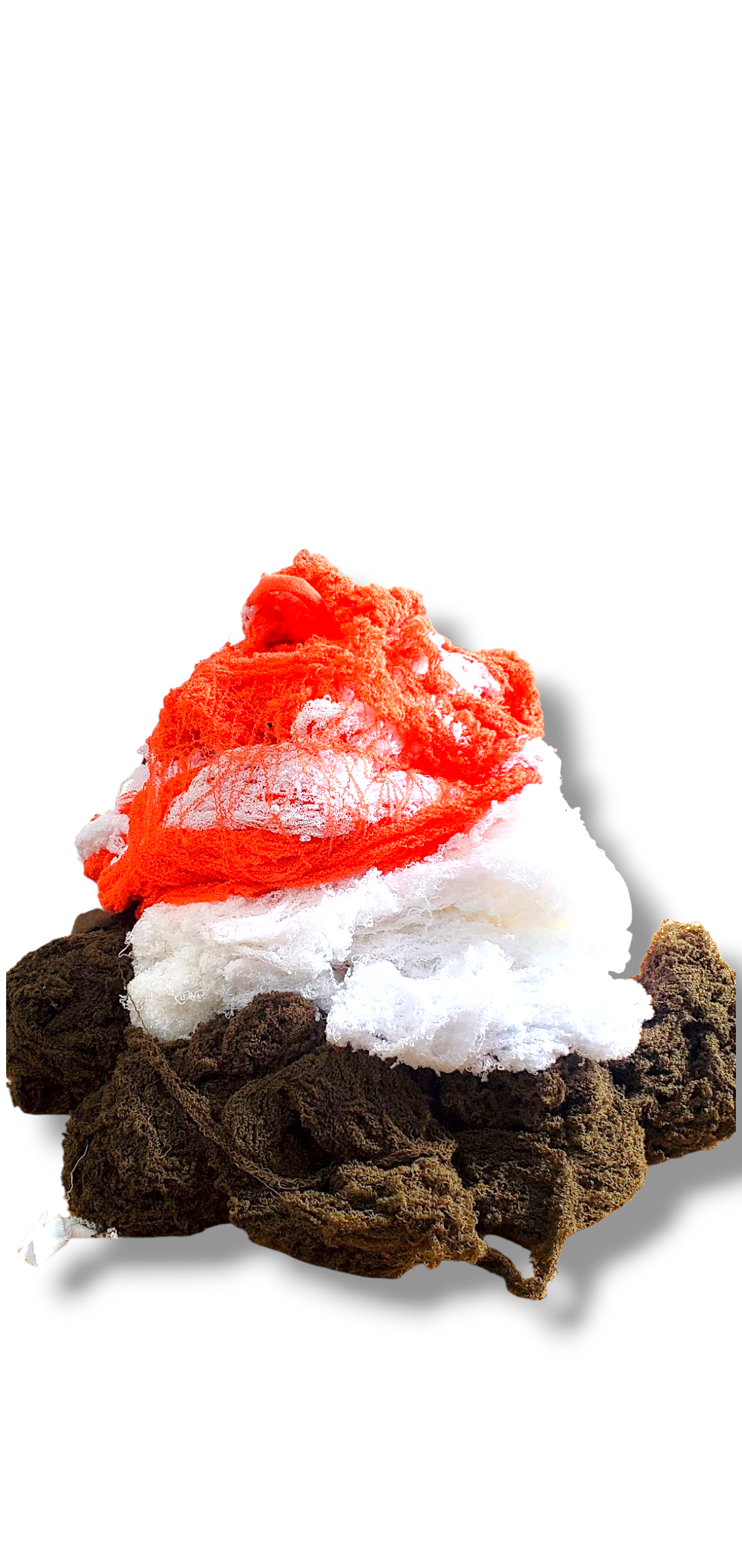 White and mixed cotton waste product material